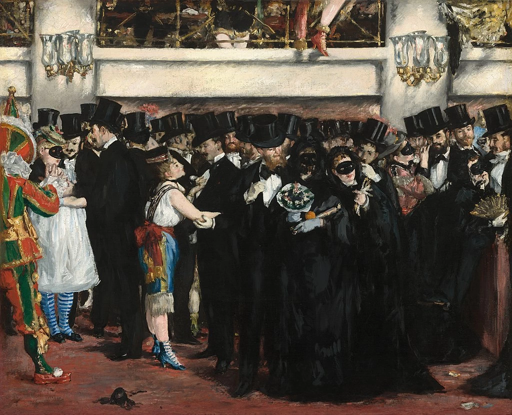   104-Édouard Manet, Festa da ballo in maschera, 1873-National Gallery of Art, Washington